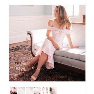 Gal Meets Glam Elegant Off-Shoulder Pink Dress (12)